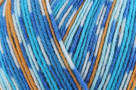 West Yorkshire Spinners Signature 4 Ply 844 Kingfisher with wool and nylon